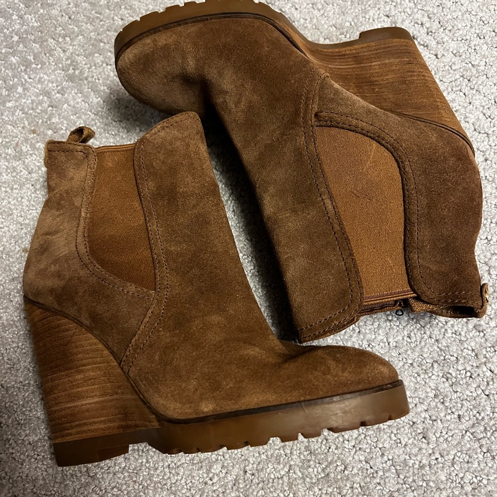 Wedged Booties